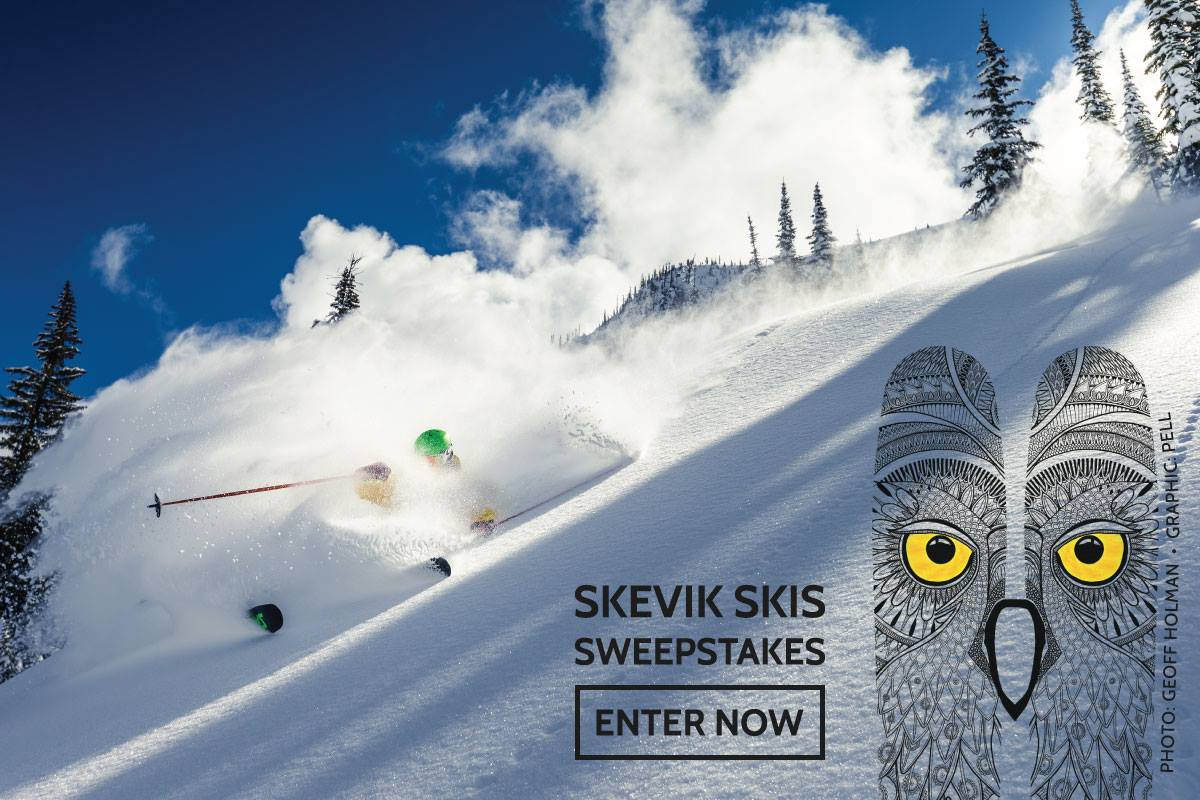 WIN a pair of Skevik Skis