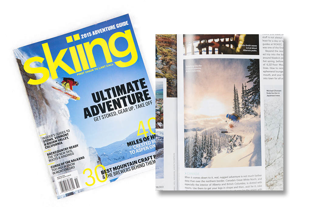 Skiing Magazine Adam Benson